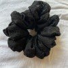 BLACK CHIKANKARI SCRUNCHY