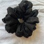 BLACK CHIKANKARI SCRUNCHY