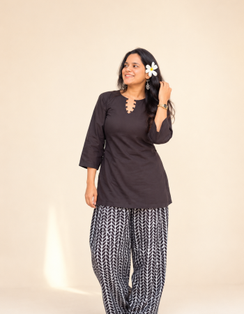 SOLID BLACK FARSI SET