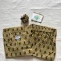 CREAM BLACK LITTLE MOTIF NIGHT SET