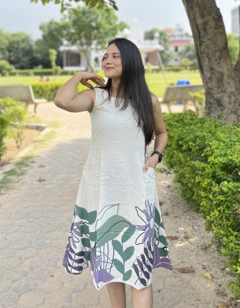 AMBER FLORAL MIDI DRESS 