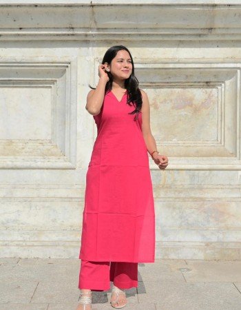 SOLID RANI COTTON SUIT SET 