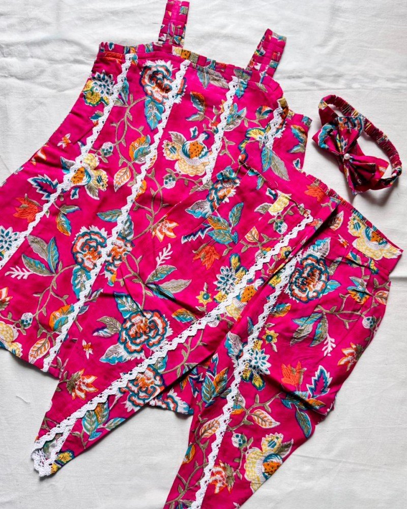 RANI FLORAL AFGANI KIDS DRESS