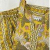 MUSTARD FLORAL KURTA BOTTOM SET