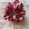 PURPLE FLORAL SCRUNCHY