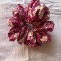 PURPLE FLORAL SCRUNCHY