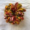 YELLOW FLORAL KANTHA SCRUNCHY