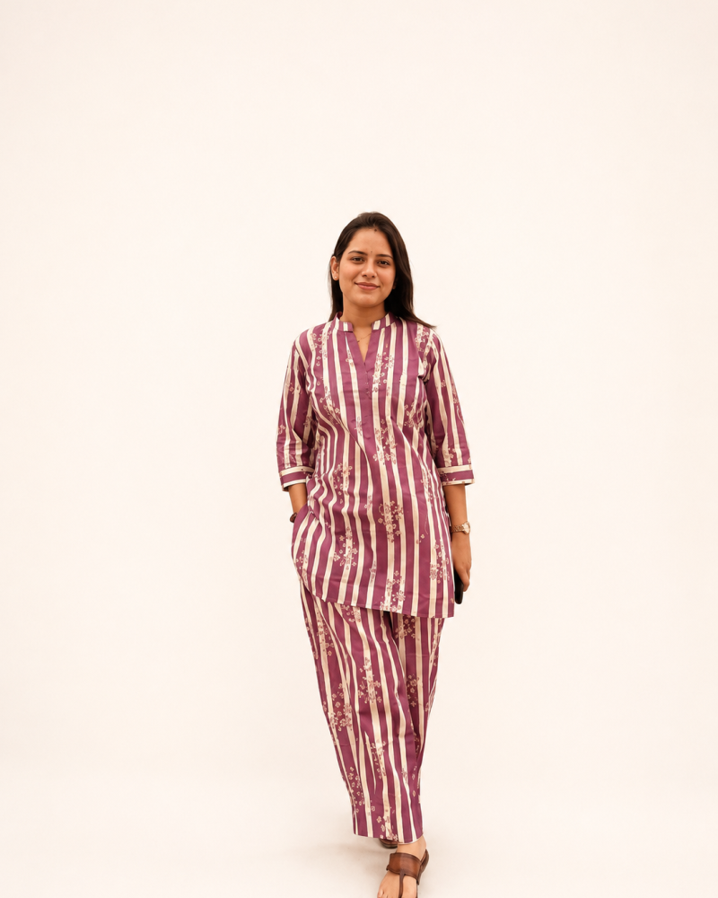 PURPLE LINING CO-ORD SET