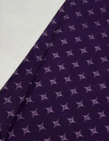 PURPLE BANDHANI MOTIF A LINE KURTI