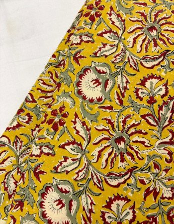 MUSTARD FLORAL VEST TOP
