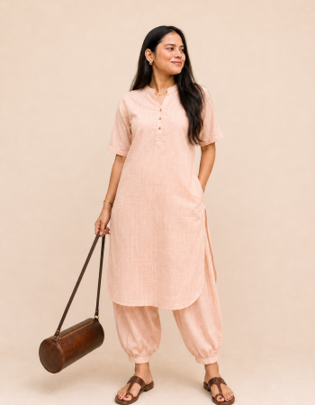 PEACH OFFICE WEAR SET