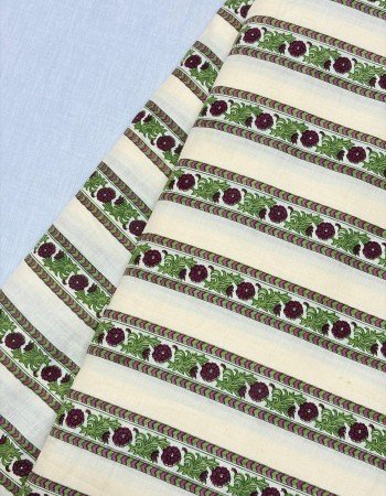 OFF WHITE FLOWER BOOTA A LINE KURTI