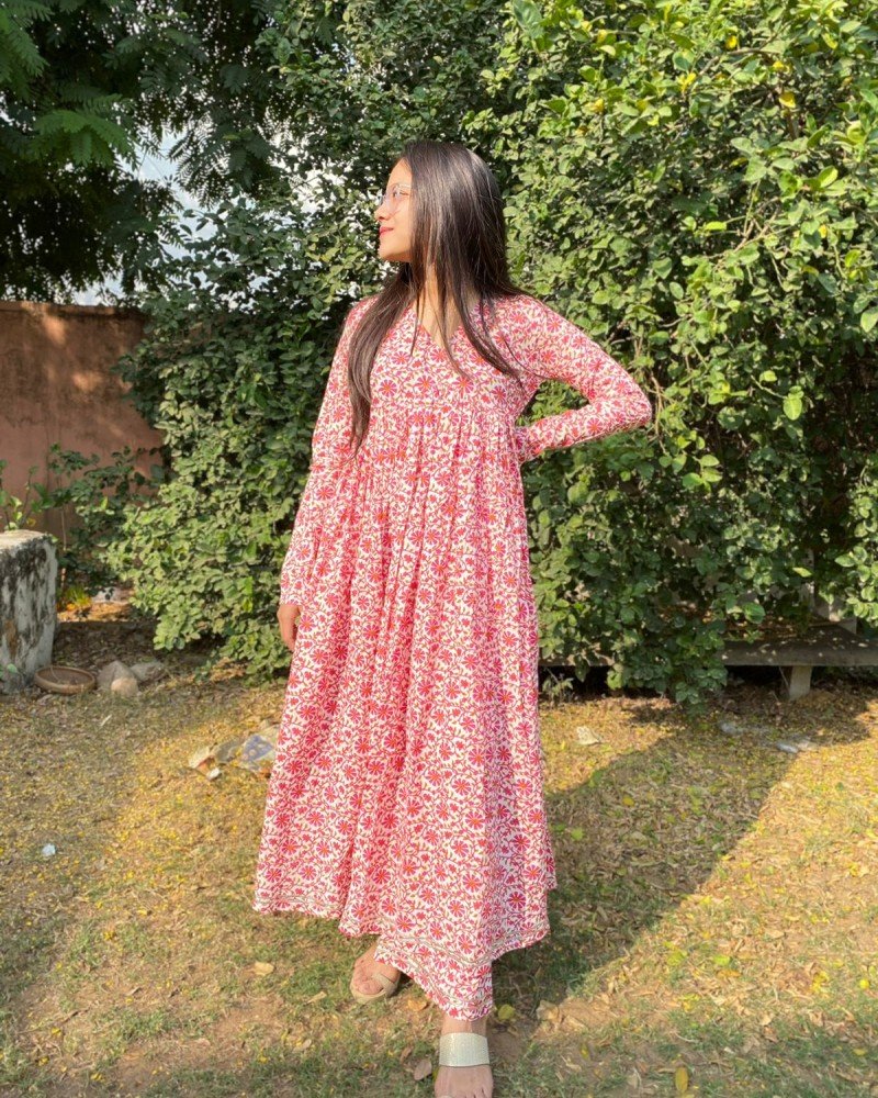MUSTARD FLORAL SABAH SET