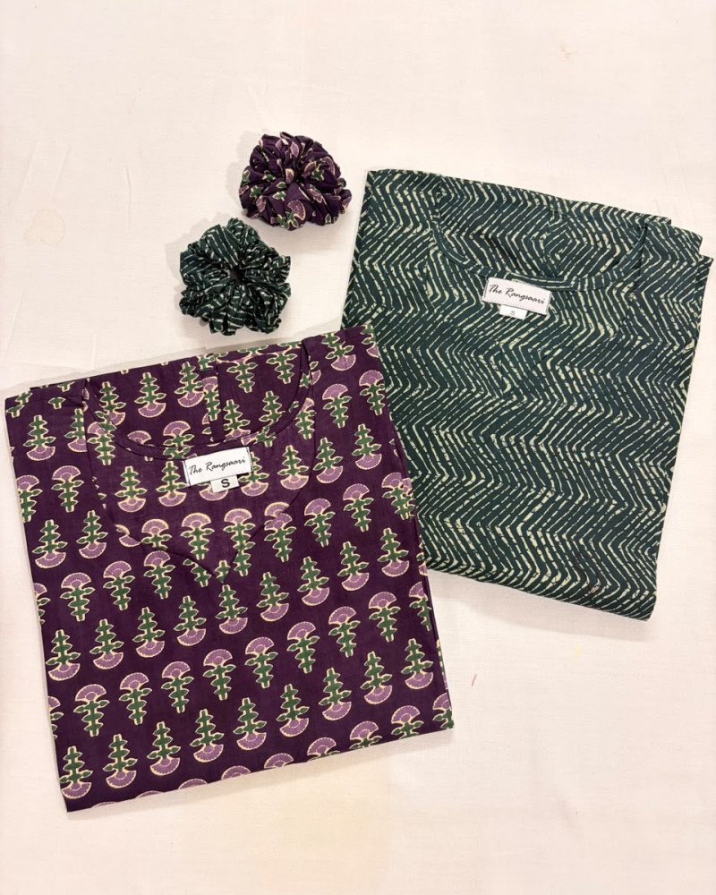COMBO OF 2 LONG STRAIGHT KURTIS(S)