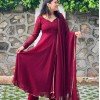 RUBY DIVINE GEORGETTE GHER SET 