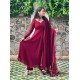 RUBY DIVINE GEORGETTE GHER SET RUBY DIVINE GEORGETTE GHER SET