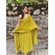 MEHNDI GREEN DIVINE GEORGETTE GHER SET MEHNDI GREEN DIVINE GEORGETTE GHER SET