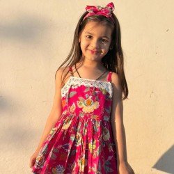 RANI FLORAL SHARARA KIDS DRESS