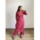 BLUE MAROON STRIPES KURTA BOTTOM SET BLUE MAROON STRIPES KURTA BOTTOM SET