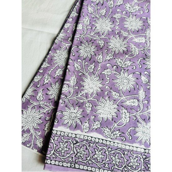 LAVENDER FLORAL COTTON SUIT SET LAVENDER FLORAL COTTON SUIT SET