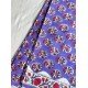 PURPLE FLORAL MOTIF COTTON SUIT SET PURPLE FLORAL MOTIF COTTON SUIT SET
