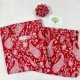 RED MOTIF KURTA BOTTOM SET