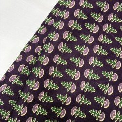 VIOLET FLORAL LITTLE MOTIF NIGHT SET