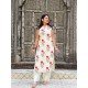 RED FLOWER BOOTA LONG STRAIGHT KURTI