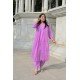 SOLID LAVENDER COTTON SUIT SET 