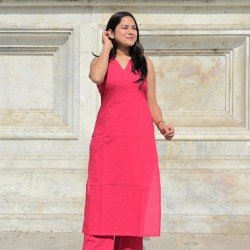 SOLID RANI COTTON SUIT SET 