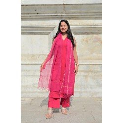SOLID RANI COTTON SUIT SET 