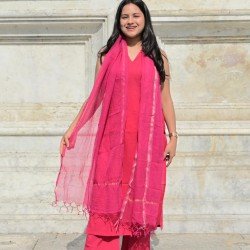 SOLID RANI COTTON SUIT SET 