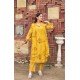 MUSTARD SCHIFFILI PRINTED COTTON SUIT SET