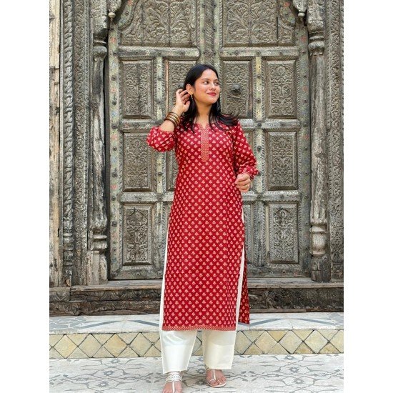 OFF WHITE CREAM COTTON FARSI BOTTOM