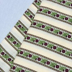 OFF WHITE FLOWER BOOTA A LINE KURTI