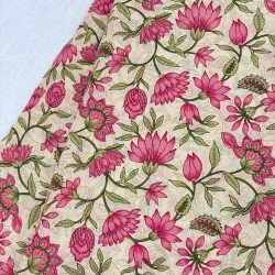 PINK FLORAL BOOTA SABAH SET