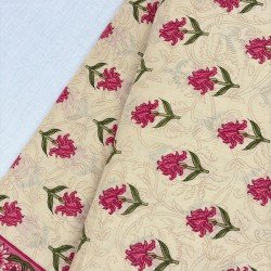 PINK FLOWER BOOTA SABAH SET