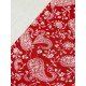 RED MOTIF CLAIRE TOP