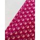 PINK FLOWER MOTIF SHORT STRAIGHT KURTI
