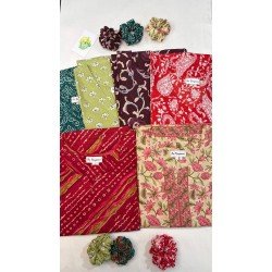 COMBO OF 5 LONG STRAIGHT KURTIS