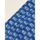 BLUE MOTIF HANDBLOCK SHORT STRAIGHT KURTI