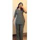 GREEN ORANGE LITTLE  MOTIF NIGHT SET