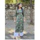 GREEN FLORALS LONG STRAIGHT KURTI