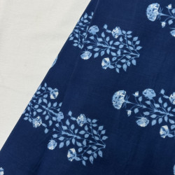 INDIGO BIG MOTIF KURTA BOTTOM SET