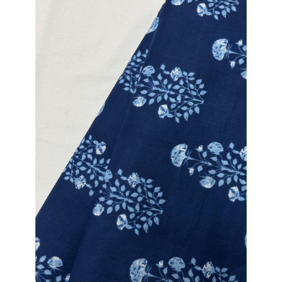 INDIGO LACE WORK KURTA BOTTOM SET