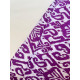 PURPLE GEOMETRIC PRINT KURTA BOTTOM SET