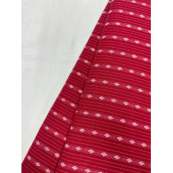 RED MOTIF KANTHA A LINE KURTI