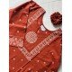 RUST BANDHEJ SUIT SET RUST BANDHEJ SUIT SET