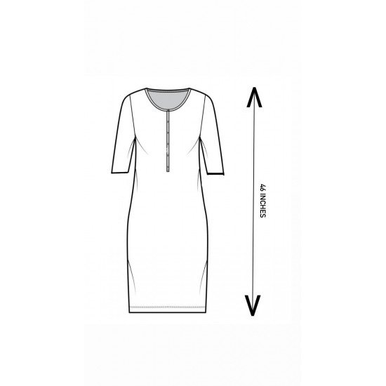 INDIGO ZIG ZAGS MOTIFS LONG STRAIGHT KURTI
