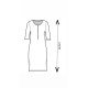 INDIGO ZIG ZAGS MOTIFS LONG STRAIGHT KURTI